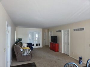 Interior room painted