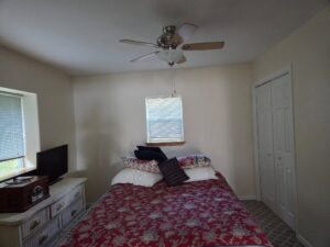 Interior room painted