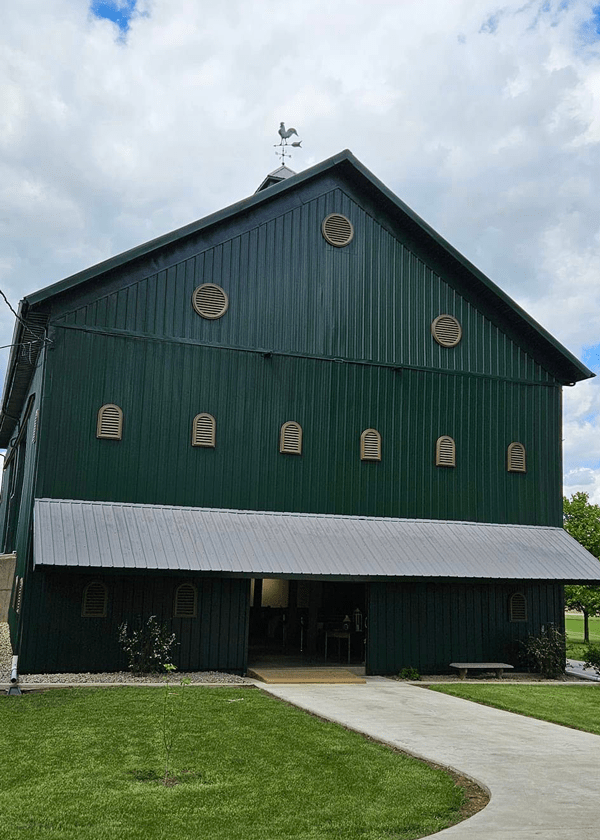 Barn Event Venue After Painting